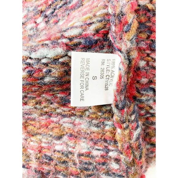 Lumiere Size Small S Boho Fringe Acrylic Vest Top - Picture 6 of 7